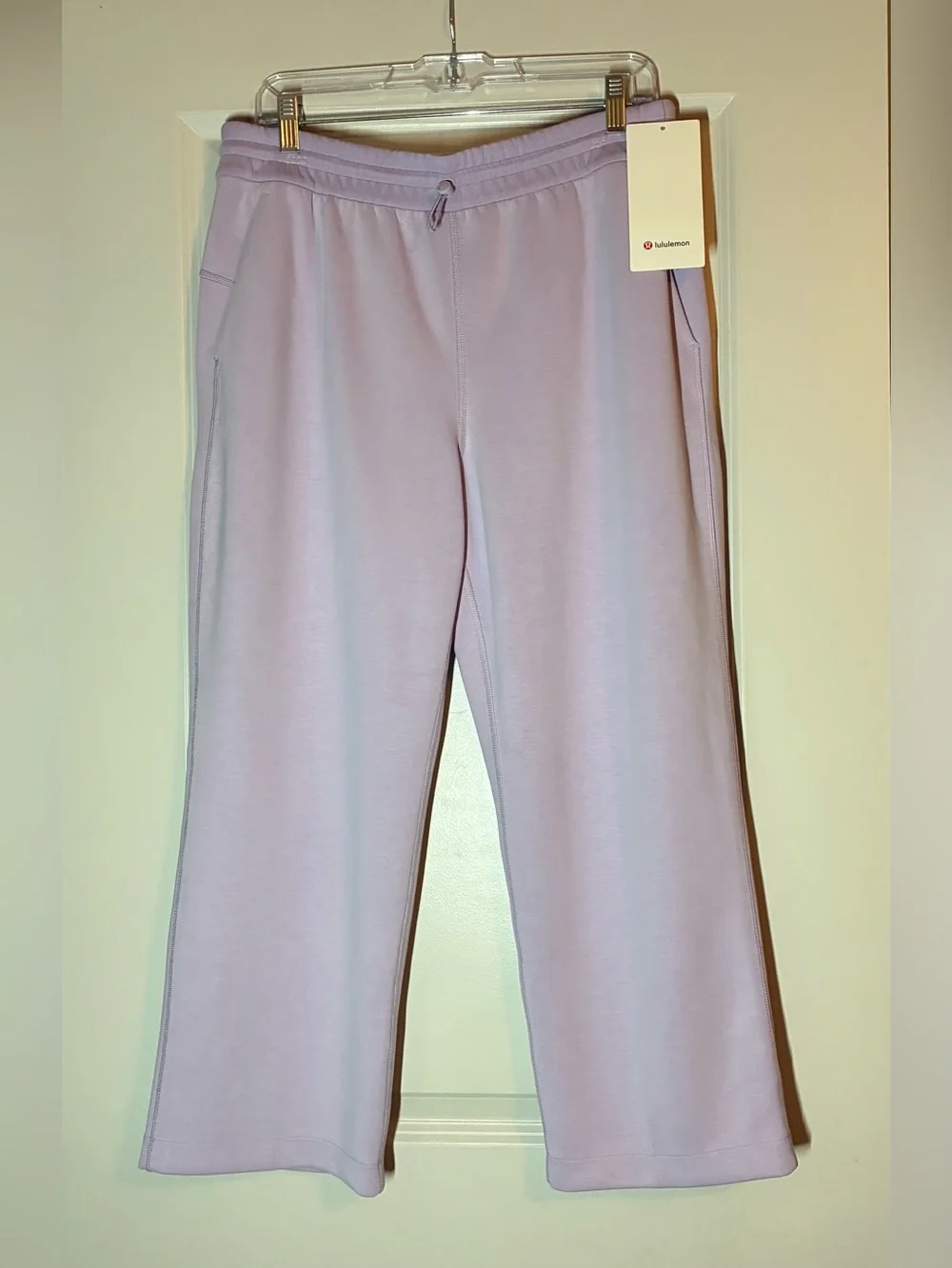 🆕 Lululemon Softstreme High-Rise Straight-Leg Cropped Pant in Lilac Ether Sz 10